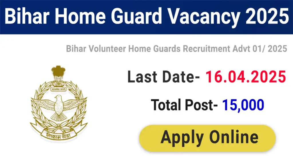 Bihar Home Guard Vacancy 2025